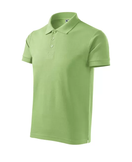 Tricou polo  bumbac 170g/m2, Malfini Cotton Verde iarba
