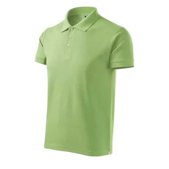 Tricou polo bumbac 170g/m2, Malfini Cotton Verde iarba Tricou polo bumbac 170g/m2, Malfini Cotton Verde iarba