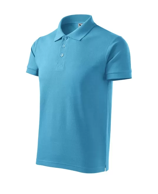 Tricou polo  bumbac 170g/m2, Malfini Cotton 212 Turcoaz