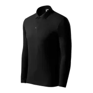 Tricou polo maneca lunga barbati, 200g/m2, Malfini LS 221, Negru Tricou polo maneca lunga barbati, 200g/m2, Malfini LS 221, Negru