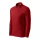 Tricou polo maneca lunga barbati, 200g/m2, Malfini LS 221, Rosu Tricou polo maneca lunga barbati, 200g/m2, Malfini LS 221, Rosu