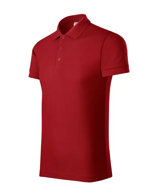 Tricou polo barbati, 170g/m2 Malfini Joy P21, rosu Tricou polo barbati, 170g/m2 Malfini Joy P21, rosu