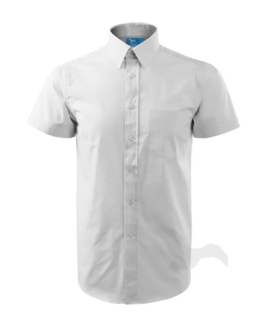 Camasa clasica maneca scurta, 120g/m2 Alb Camasa clasica maneca scurta, 120g/m2 Alb