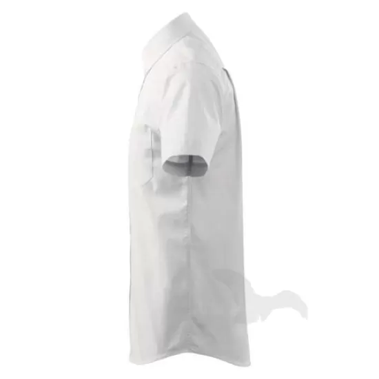 Camasa clasica maneca scurta, 120g/m2 Alb Camasa clasica maneca scurta, 120g/m2 Alb
