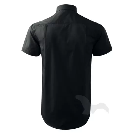 Camasa clasica maneca scurta, 120g/m2 Negru Camasa clasica maneca scurta, 120g/m2 Negru