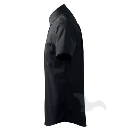 Camasa clasica maneca scurta, 120g/m2 Negru Camasa clasica maneca scurta, 120g/m2 Negru