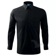 Camasa clasica cu maneca lunga, 125g/m2 Negru