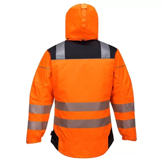 Jacheta vatuita premium HiVis, portocaliu negru Jacheta vatuita premium HiVis, portocaliu negru