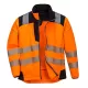Jacheta premium softshell HiVis reflectorizant PW3, Portocaliu negru Jacheta premium softshell HiVis reflectorizant PW3, Portocaliu negru