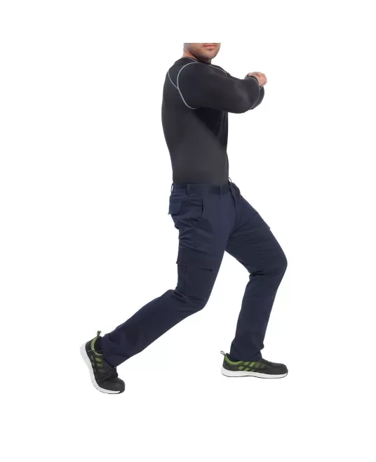 Pantaloni de lucru cargo stretch, bumbac 255g/m2, bleumarin Pantaloni de lucru cargo stretch, bumbac 255g/m2, bleumarin