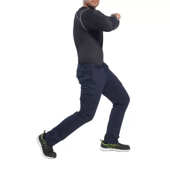 Pantaloni de lucru cargo elastan, 255g/m2, bleumarin Pantaloni de lucru cargo elastan, 255g/m2, bleumarin
