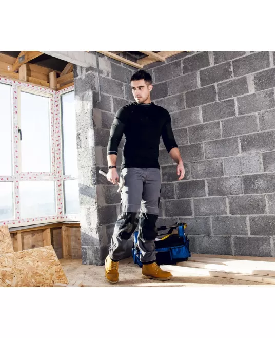 Pantaloni de lucru cargo PW3, Negru, tercot 300g/m2 Pantaloni de lucru cargo PW3, Negru, tercot 300g/m2