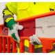 Manusi protectie lacatus, piele spalt [A220] Rosu