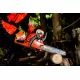 Set forestier: casca de protectie, antifoane externe si viziera de plasa [PW98] Portocaliu