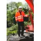 Jacheta vatuita premium HiVis, portocaliu gri Jacheta vatuita premium HiVis, portocaliu gri