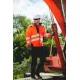 Jacheta vatuita premium HiVis, portocaliu gri Jacheta vatuita premium HiVis, portocaliu gri