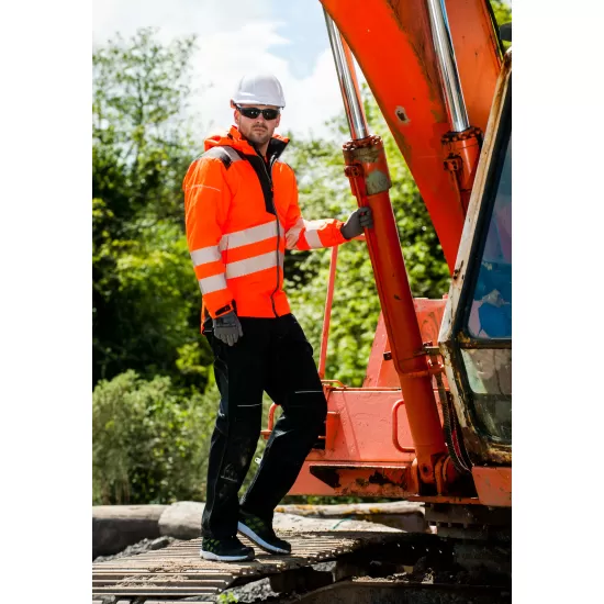 Jacheta vatuita premium HiVis, portocaliu gri Jacheta vatuita premium HiVis, portocaliu gri