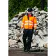 Jacheta premium softshell HiVis reflectorizant PW3, Galben negru Jacheta premium softshell HiVis reflectorizant PW3, Galben negru