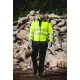 Jacheta premium softshell HiVis reflectorizant PW3, Galben negru Jacheta premium softshell HiVis reflectorizant PW3, Galben negru