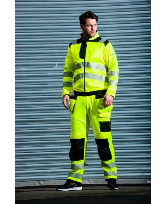 Pantaloni reflectorizanti Hi-Vis Vision, gama premium PW3 [T501] Galben