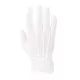 Manusi din bumbac cu picouri PVC [A080] Alb