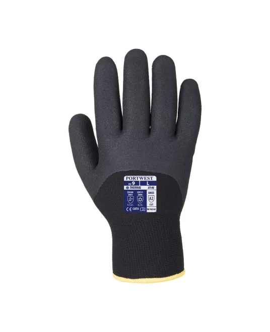 Manusi protectie frig extrem imersate in nitril, negre