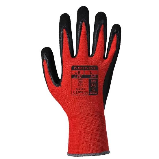 Manusi de protectie Red cut1 [A641] Rosu si negru