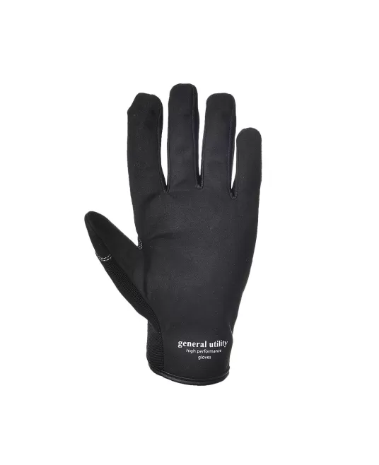 Manusi de protectie din piele si elastan, pentru uz general [A700] Negru