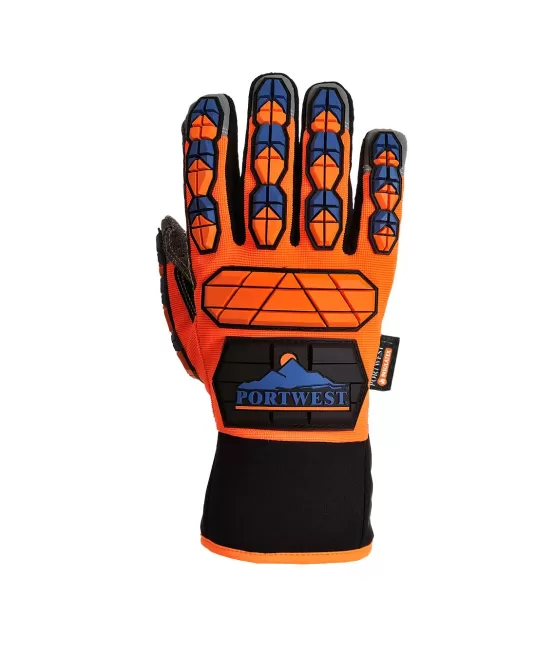 Manusi de protectie termica Aqua Seal Pro [A726] Portocaliu si albastru