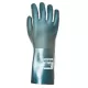Manusi de protectie antichimica, PVC dublu impregnat, 35 cm [A835] Verde