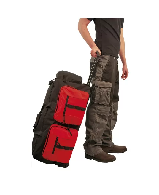 Geanta de voiaj cu buzunare multiple [B908] Negru