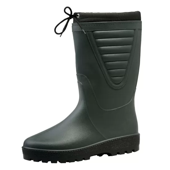 Cizme de protectie de iarna, fara bombeu, PC, culoare verde Cizme de protectie de iarna, fara bombeu, PC, culoare verde