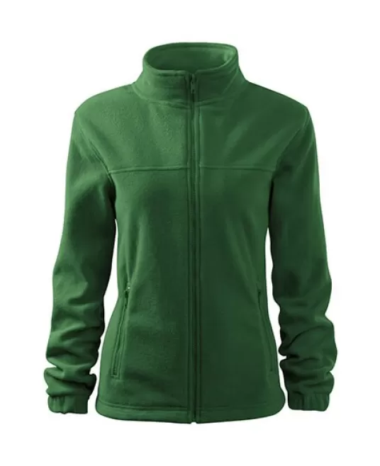 Jacheta fleece femei, 280g/m2 , Malfini 504  Verde sticla