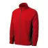 Jacheta fleece barbati bicolora,220g/m2 Rosu-negru