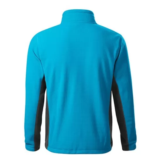 Jacheta fleece barbati bicolora,220g/m2 Alb-negru Jacheta fleece barbati bicolora,220g/m2 Alb-negru