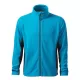 Jacheta fleece barbati bicolora,220g/m2 Turcoaz-negru Jacheta fleece barbati bicolora,220g/m2 Turcoaz-negru