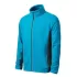 Jacheta fleece barbati bicolora,220g/m2 Turcoaz-negru