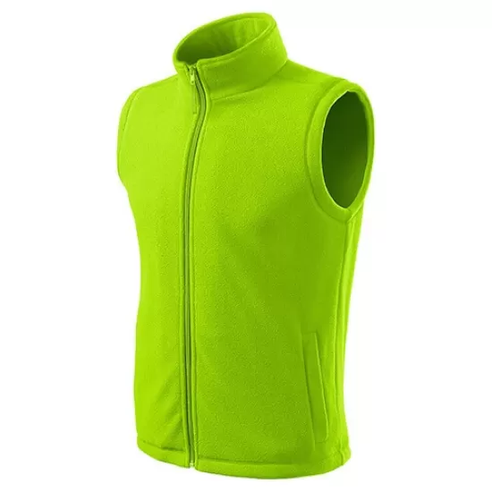 Vesta fleece unisex, calduroasa si rezistenta la vant, 280g/m2 Lime Vesta fleece unisex, calduroasa si rezistenta la vant, 280g/m2 Lime