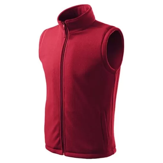 Vesta fleece unisex, calduroasa si rezistenta la vant, 280g/m2 Rosu marlboro Vesta fleece unisex, calduroasa si rezistenta la vant, 280g/m2 Rosu marlboro