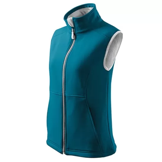 Vesta softshell femei Malfini Vision 516 Turcoaz inchis Vesta softshell femei Malfini Vision 516 Turcoaz inchis