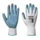 Manusi de protectie imersate in nitril [A310] Gri si alb
