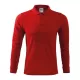 Tricou polo maneca lunga barbati, bumbac,180g/m2 Malfini Single J. LS 211, Rosu Tricou polo maneca lunga barbati, bumbac,180g/m2 Malfini Single J. LS 211, Rosu