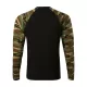 Tricou cu maneca lunga unisex Camuflaj maro