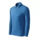 Tricou polo maneca lunga barbati, 200g/m2, Malfini LS 221, Albastru azuriu Tricou polo maneca lunga barbati, 200g/m2, Malfini LS 221, Albastru azuriu