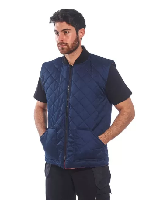 Vesta vatuita reflectorizanta, impermeabila, reversibila, Galben Vesta vatuita reflectorizanta, impermeabila, reversibila, Galben