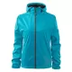 Jacheta softshell pentru femei, gluga, 3 straturi Verde mar Jacheta softshell pentru femei, gluga, 3 straturi Verde mar
