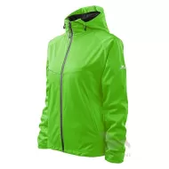 Jacheta softshell pentru femei, gluga, 3 straturi Verde mar