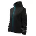 Jacheta softshell pentru femei, gluga, 3 straturi Negru