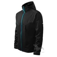 Jacheta softshell pentru barbati, gluga, 3 straturi Negru Jacheta softshell pentru barbati, gluga, 3 straturi Negru