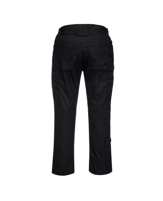 Pantaloni de lucru slimfit, ripstop rezistent la rupere, Negru Pantaloni de lucru slimfit, ripstop rezistent la rupere, Negru